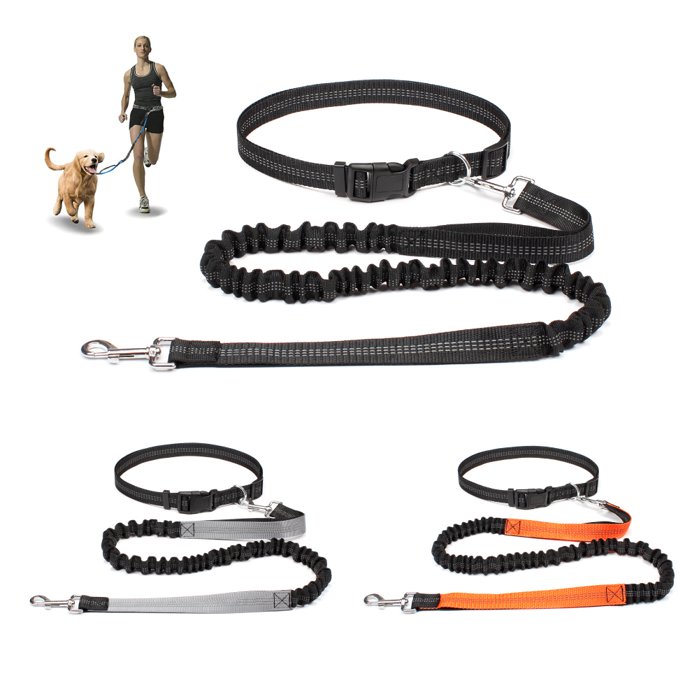 Running Gear Dog - Correa de mano libre para perros,
