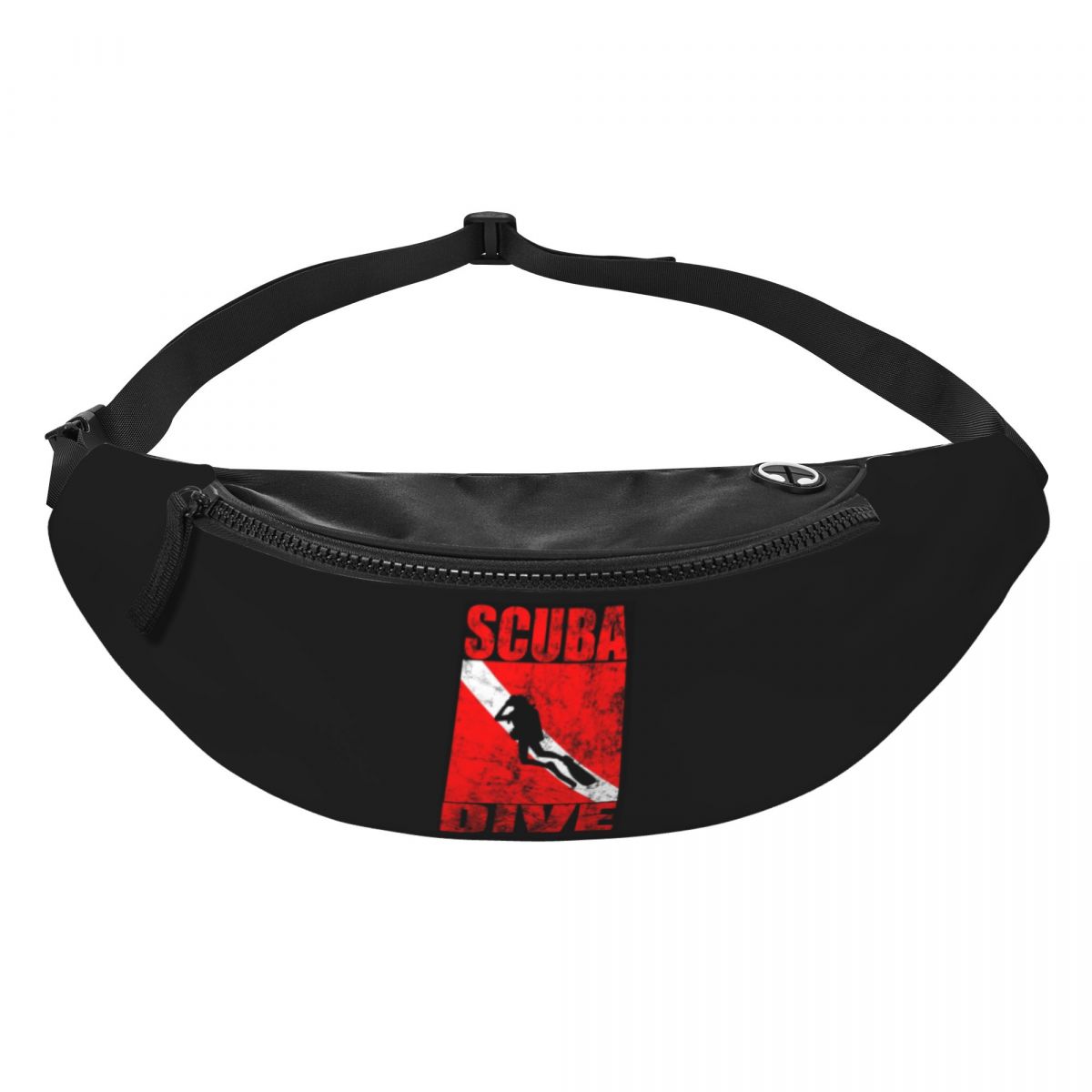 Running Gear Bag For Men - Riñonera con bandera de buceo para