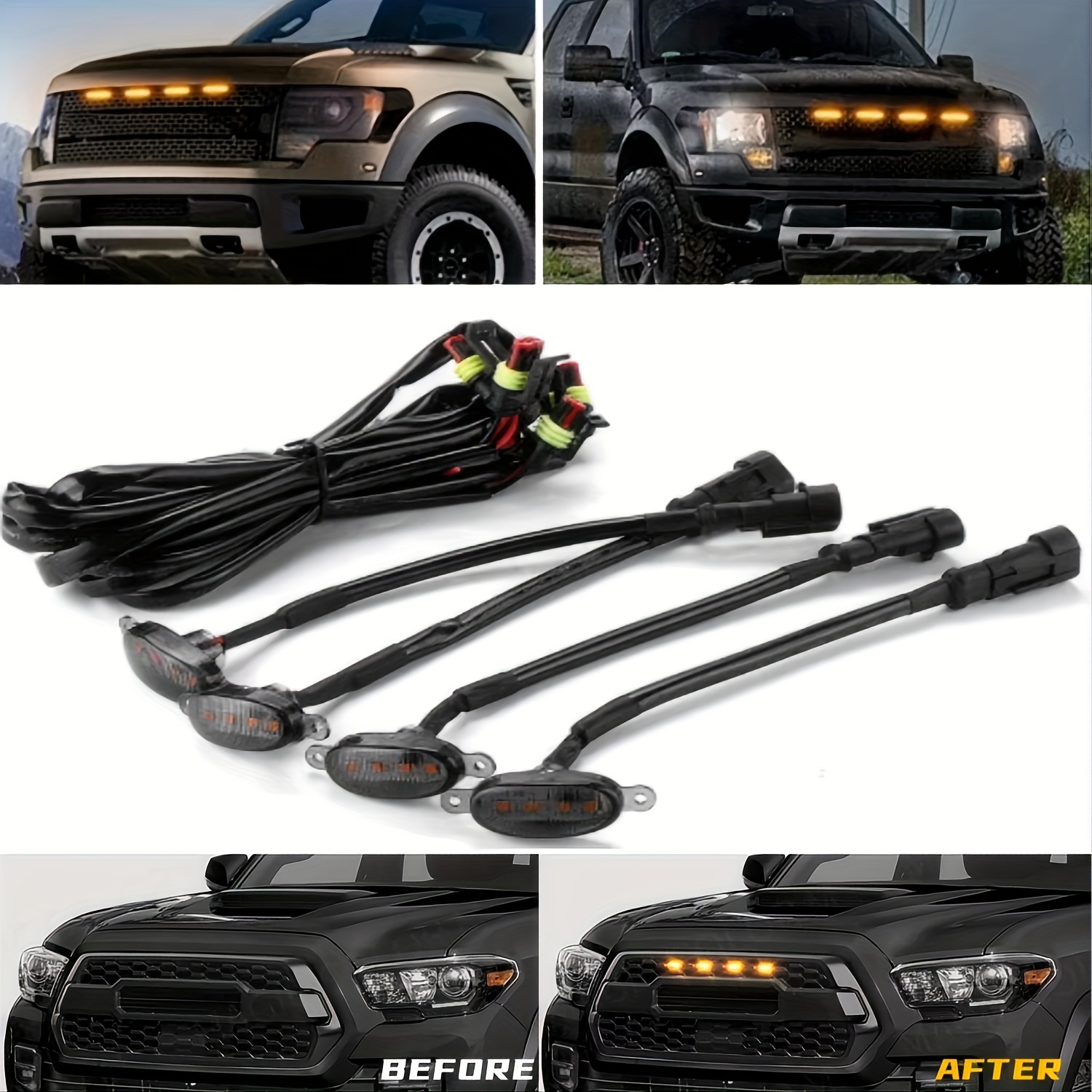 Running Gear Accessories - Juego de 4 luces LED para