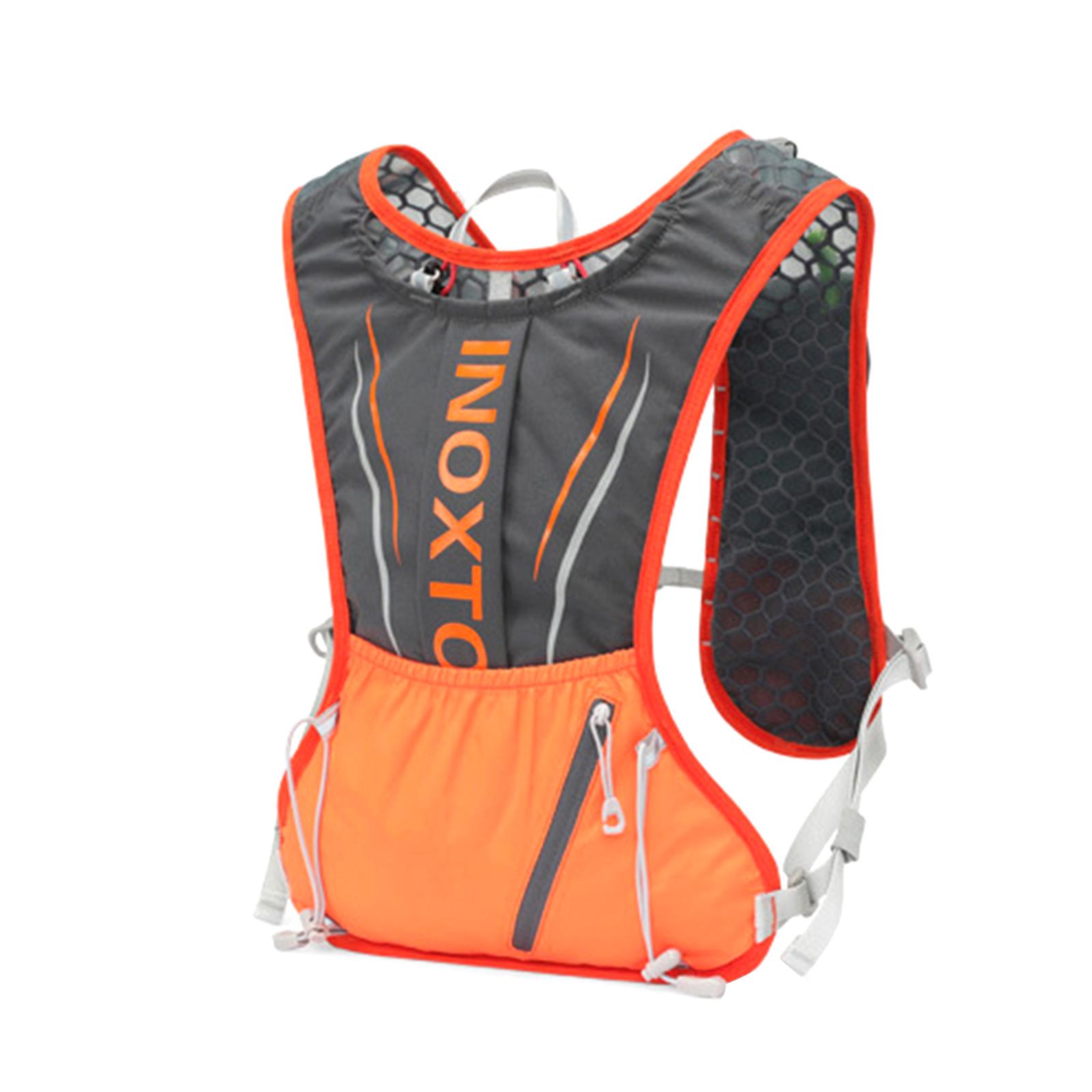 Running Gear Hydration - Chaleco Deportivo, Ajustable, con Múltiples Bolsillos,