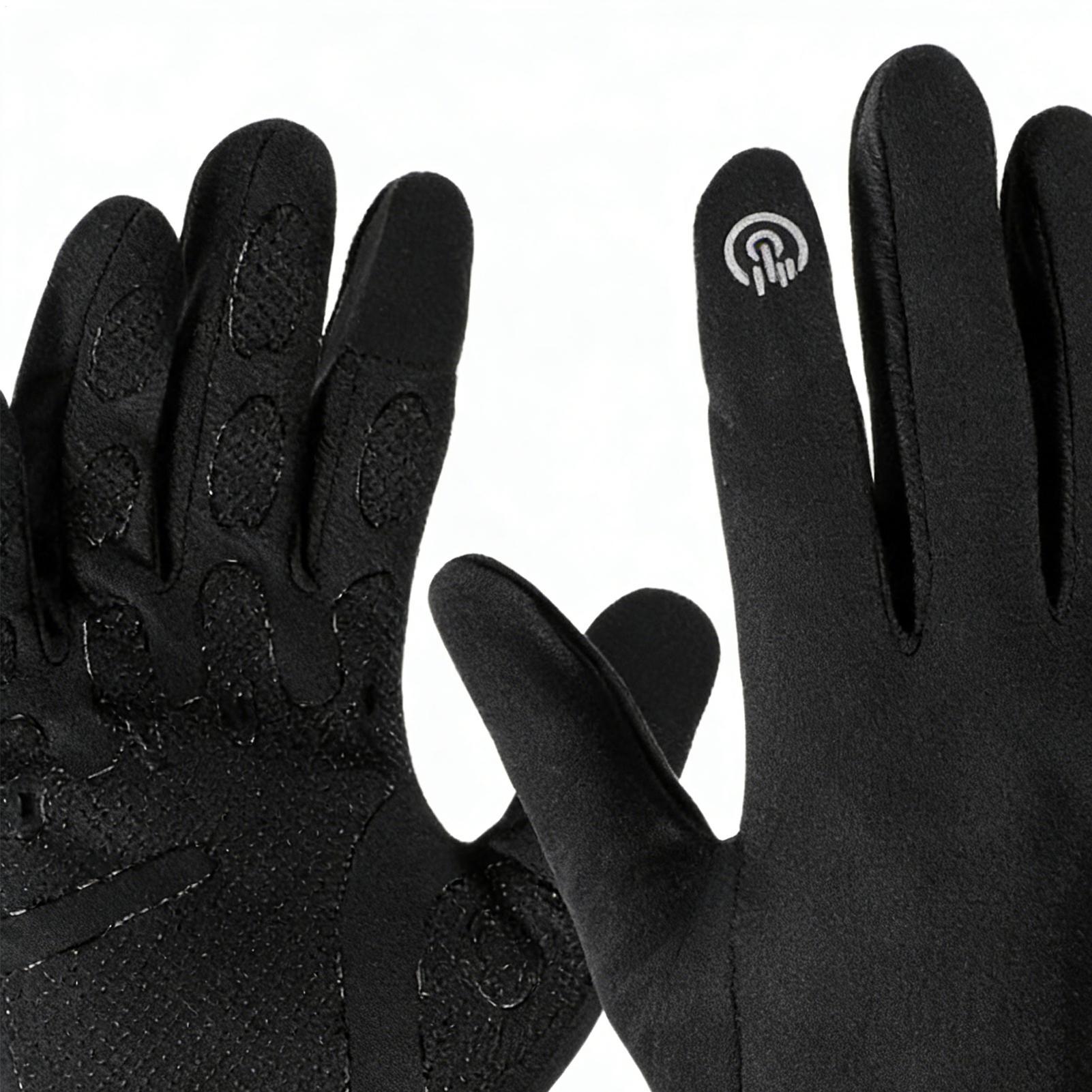 Running Gear For Cold Weather - Guantes cálidos para ciclismo, dedo completo,