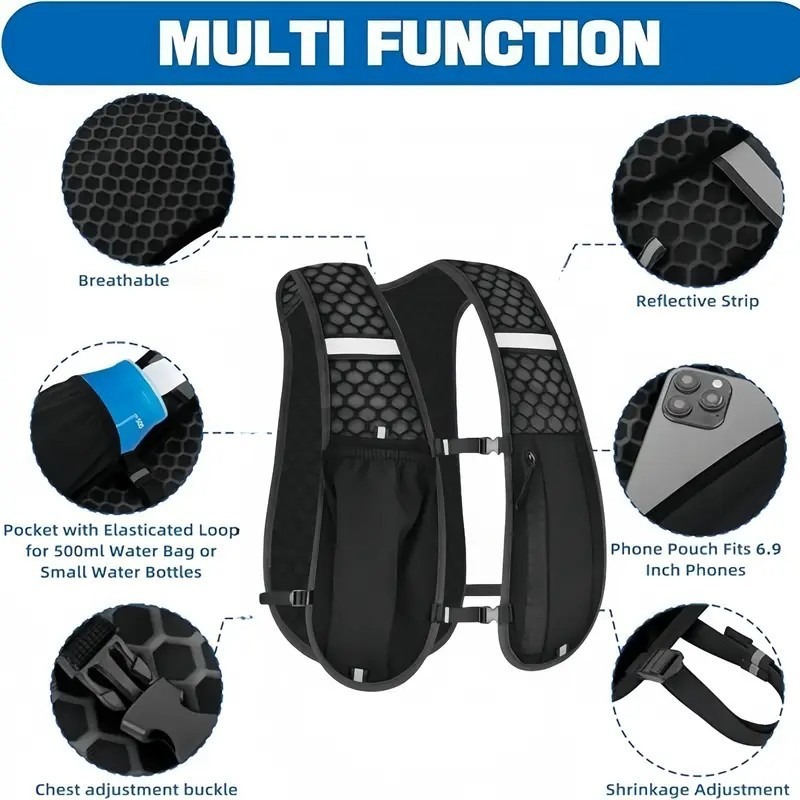 Nuevo Chaleco de Hidratación U - Running Gear Hydration reseña y precio
