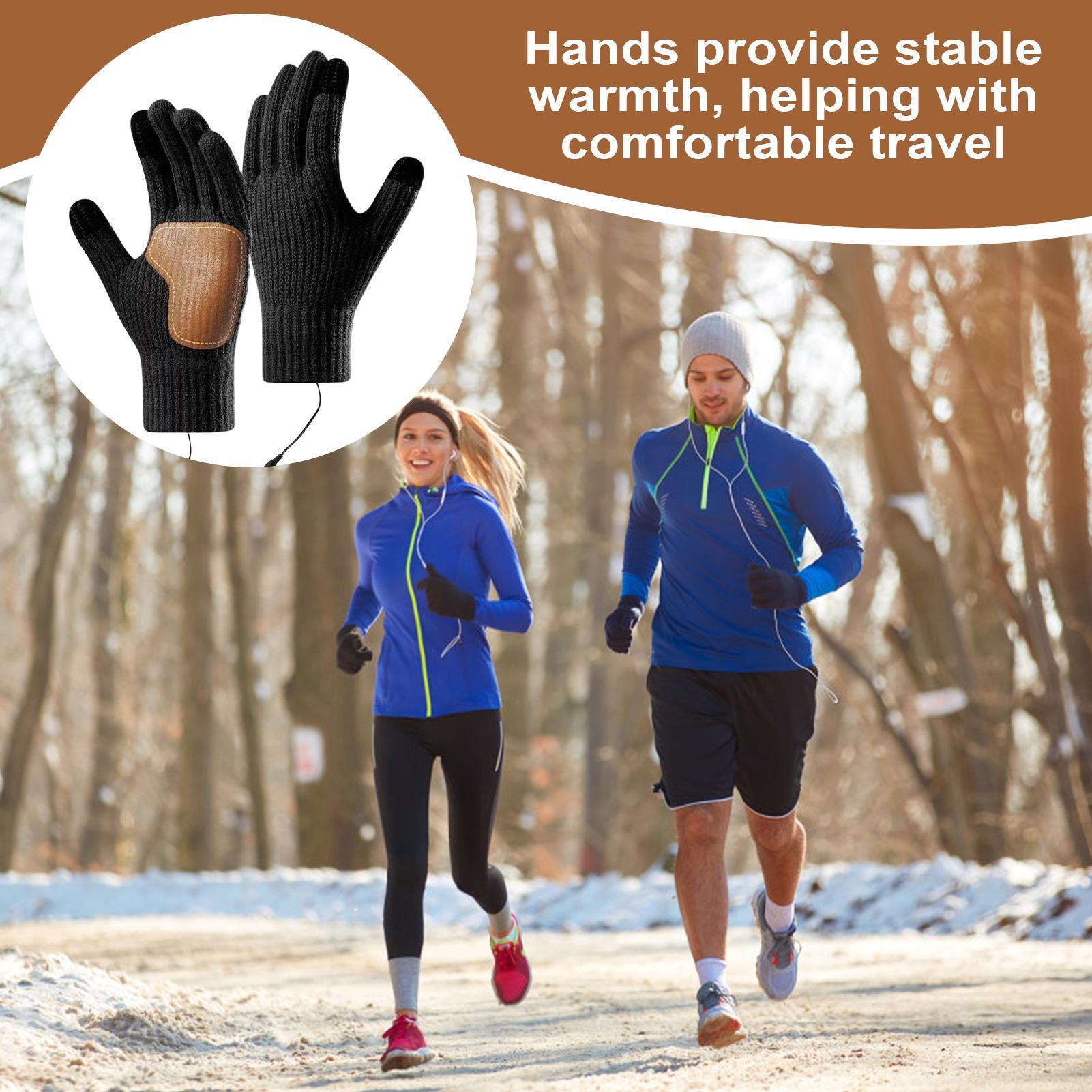 Guantes calefactables USB con  - Running Gear For Cold Weather reseña y precio