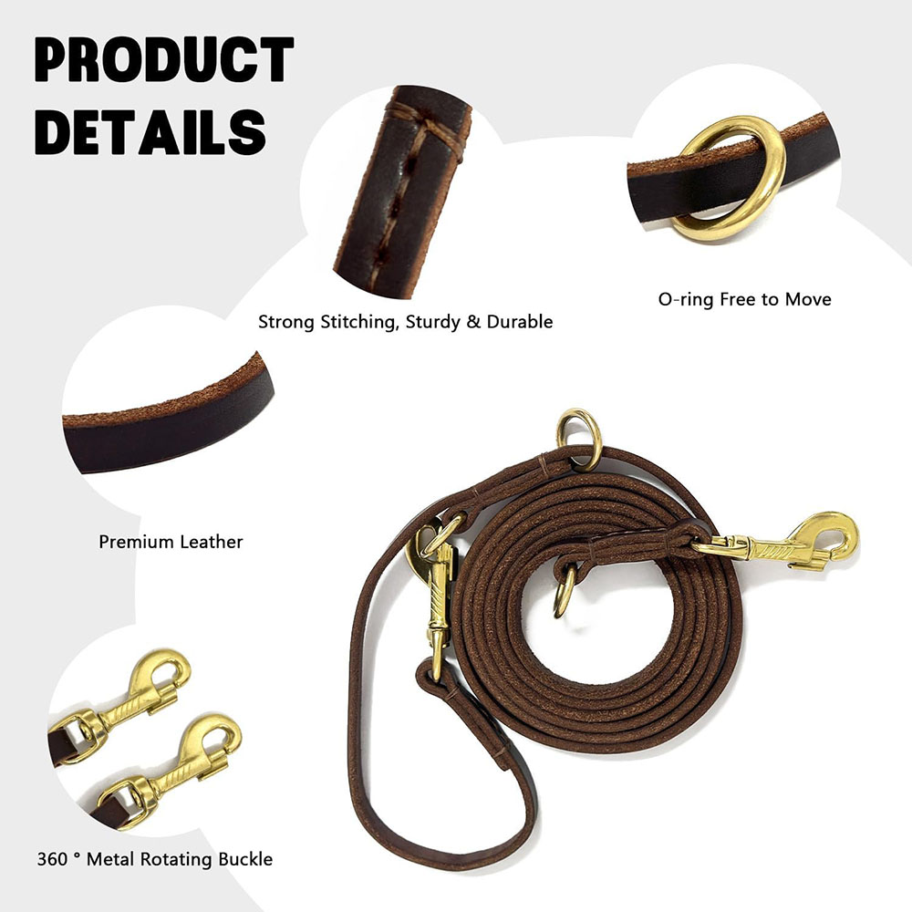 Correa de Cuero Multifuncional - Running Gear Dog reseña y precio