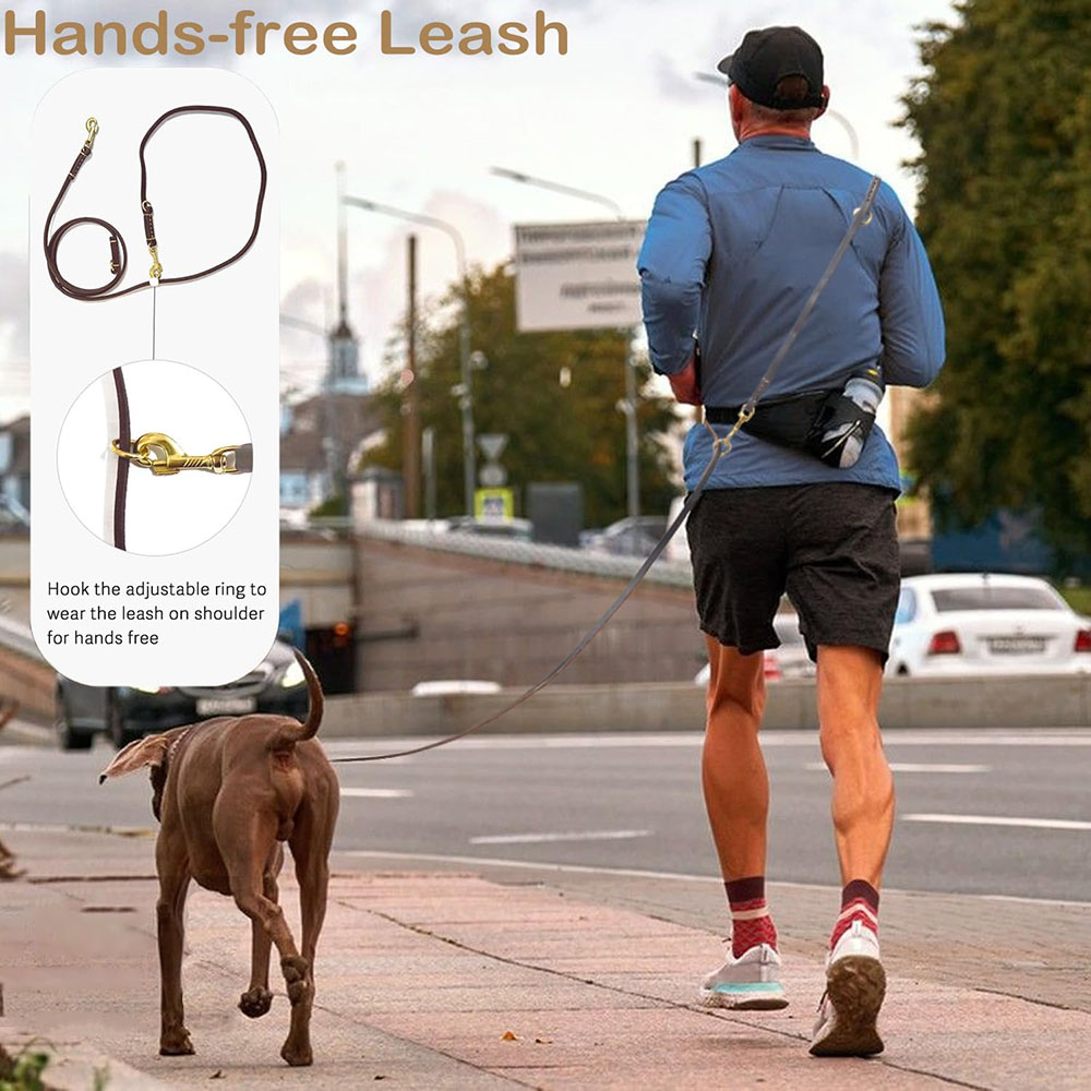 Correa de Cuero Multifuncional - Running Gear Dog reseña y precio