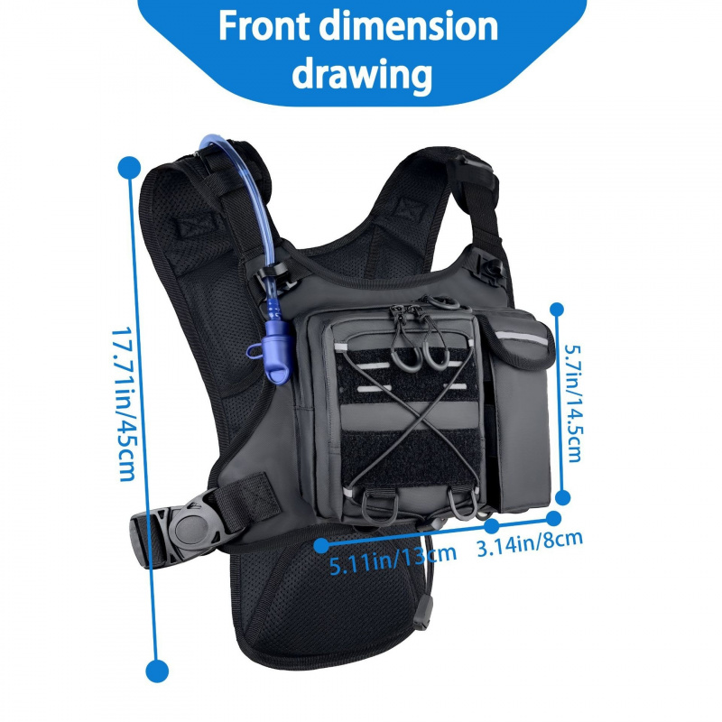Chaleco Táctico 2026 con Bolsa - Running Gear Bag For Men reseña y precio