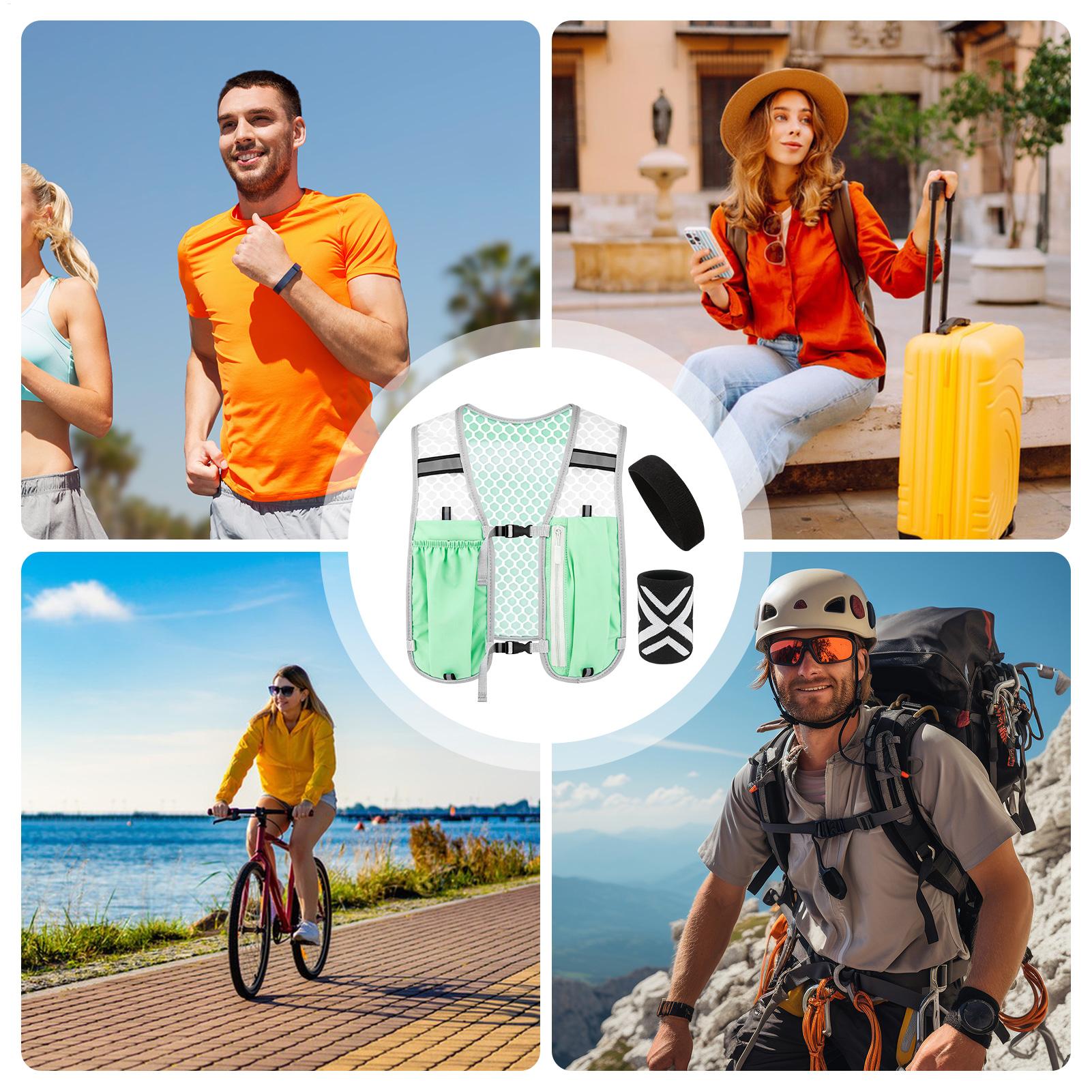 Chaleco de seguridad para corr - Running Gear Hydration reseña y precio