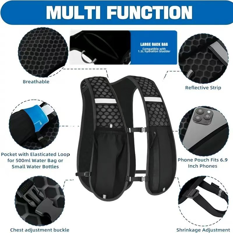 Chaleco de Hidratación para Co - Running Gear Bag For Men reseña y precio