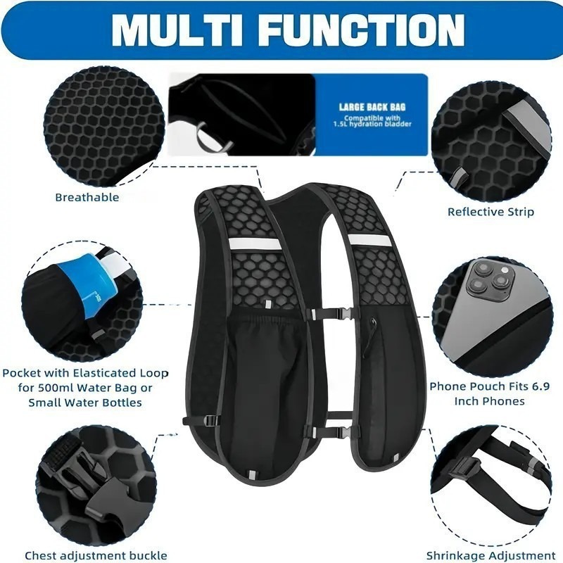 Nuevo Chaleco Reflectante Lige - Running Gear Hydration reseña y precio